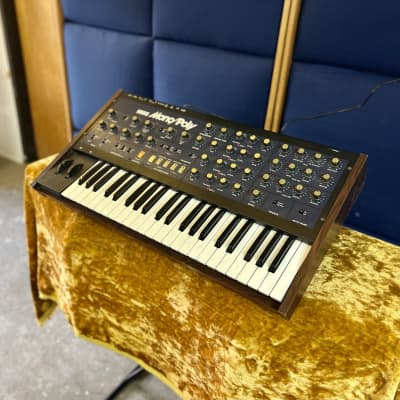 Korg Mono/Poly MP-4 analog synthesizer c 1981 Blue original vintage MIJ Japan synth RG image 4