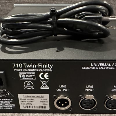 Universal Audio 710 Twin-Finity Microphone Preamp - FREE Shipping! image 2