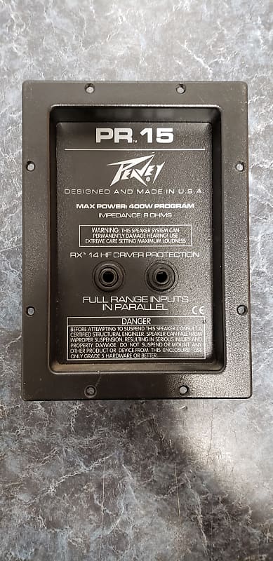 Peavey Pr15 Crossover Wbackplate Reverb 3846