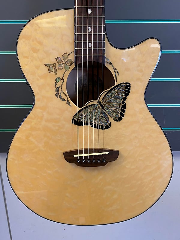 Fauna Butterfly Acoustic Electric Guitar - アコースティックギター