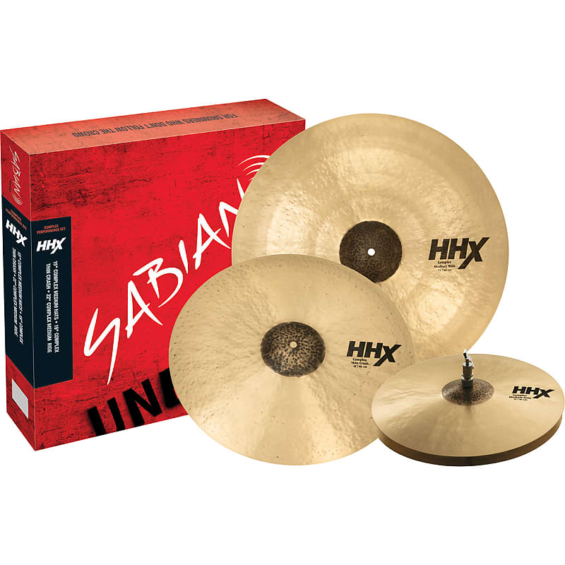 Sabian 15005XCN HHX Complex 4-Piece Performance Set Cymbal image 1