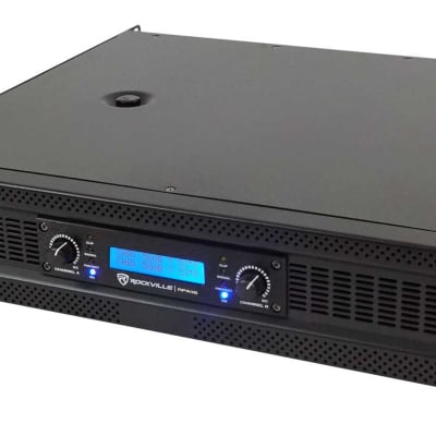 JBL DJ Package w/ VRX932LA-1 Speakers+Stands+Amplifier+Facade+Lights+Hand Truck image 5