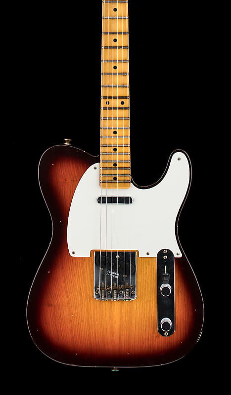 Fender Custom Shop 1958 Telecaster Journeyman Relic - Wide-Fade Chocolate 3-Color Sunburst #72735 image 1