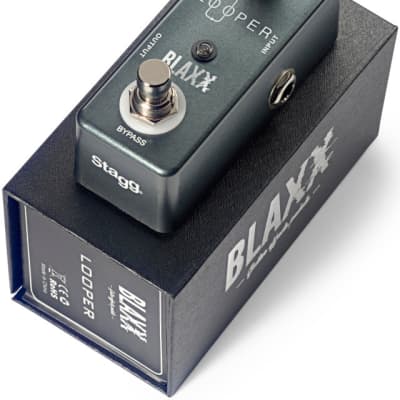 STAGG Blaxx looper pedal for electric and bass guitars loop sampler pedal for sale