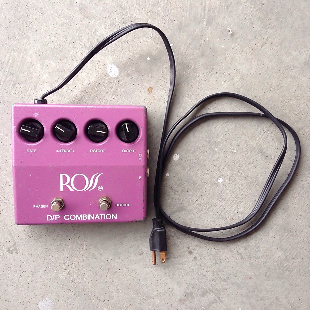 Vintage Ross distortion phaser D/P Combination 60s,70s Purple