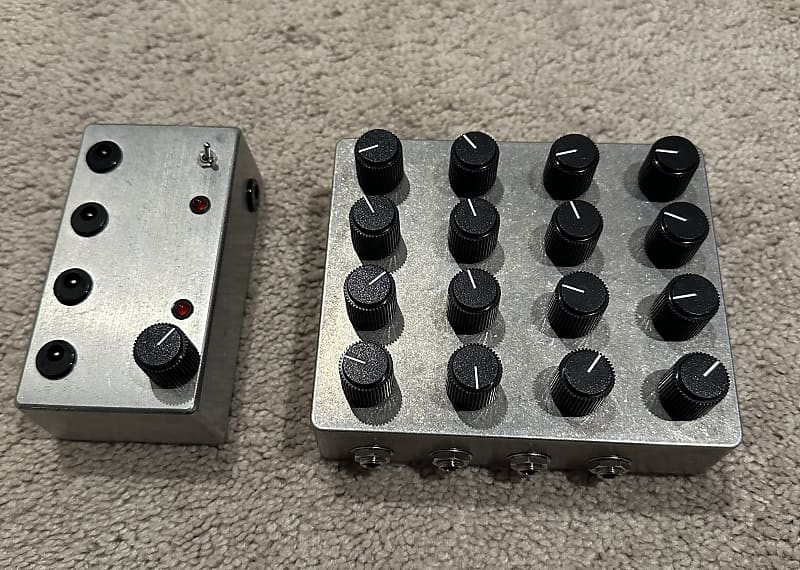 Rucci 4x4 Mixer Matrix and Pedal Power Supply Reverb