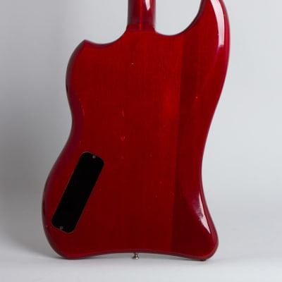 Guild  Jet Star Solid Body Electric Bass Guitar (1966), ser. #SD-179, original grey hard shell case. image 4