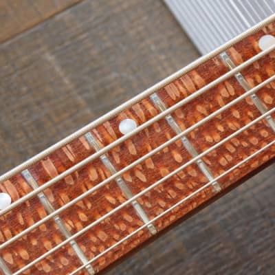 GW Custom DC-1 Neck-Thru 5-String Bass Natural Spalted Maple + OHSC image 9