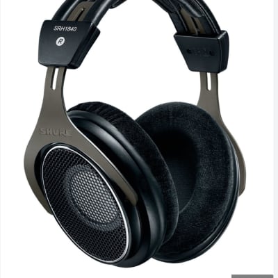 Shure SRH1840-BK Professional Open Back Headphones - Individually Matched 40mm Neodymium Drivers for Smooth, Extended Highs and Accurate Bass, Ideal for Mastering or Critical Listening Applications image 1