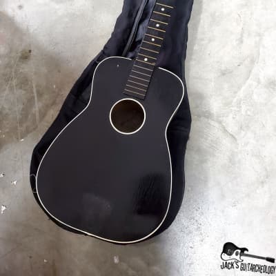 Luthier Special: Harmony / Kay / Truetone Guitar Husk Project (1950s, Black) image 3