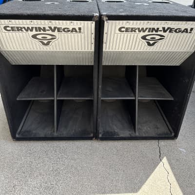 Cerwin-Vega EL-36B pair of earthquake horn subs subwoofer (EL-36C, EL-36AB)