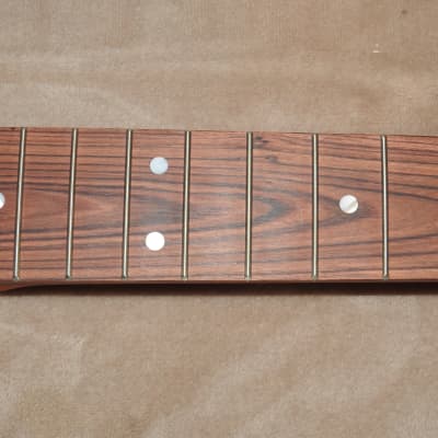 Strat Project 3pc Alder Body 1pc Padauk Top Black Binding Padauk Neck with Kingwood Fretboard! image 15