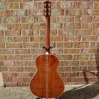 Fender PS-220E Parlor, Ovangkol Fingerboard, 3-Color Vintage Sunburst image 7