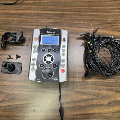 Roland TD-9 V-Drum Module w/Mount, Clamp, Wiring, VEX Pack, & Power - ZW86694