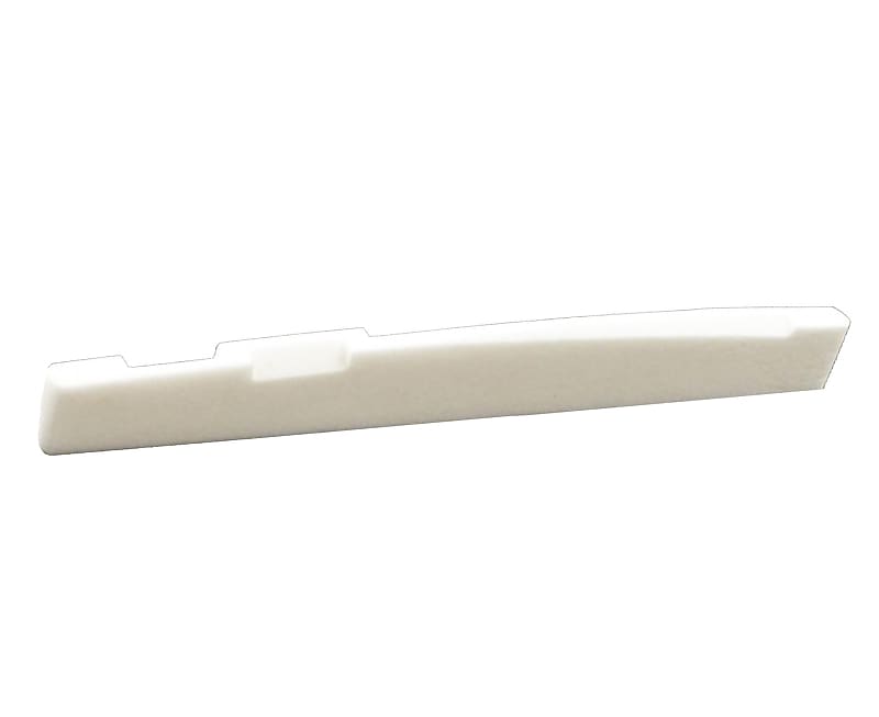 Allparts BS-0254-000 Compensated Bone Saddle for Acoustic Guitars image 1
