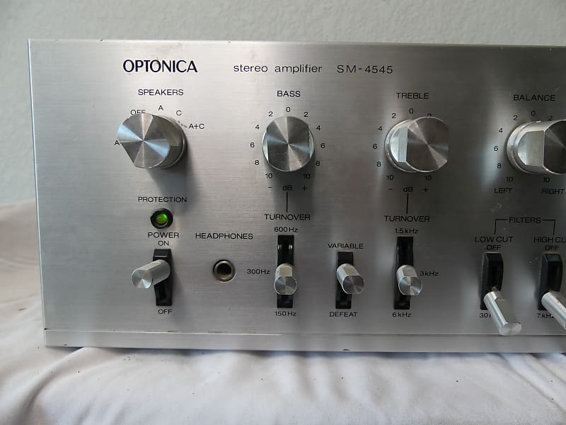 Sharp Optonica Stereo Amplifier SM-4545 1970s - Brushed