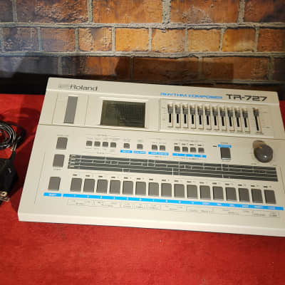 Vintage 1980s Roland TR-727 Latin Rhythm Composer w/ Power Supply