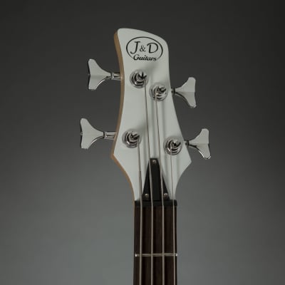 J & D YC-150J White 2xSinglecoil  - 4-String Electric Bass image 10