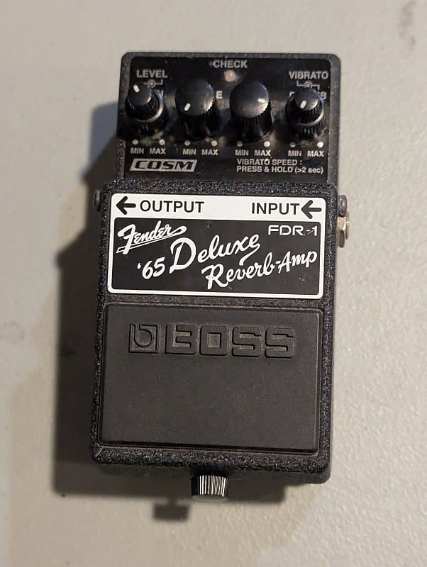 ギター BOSS FDR-1 65 Deluxe Reverb-Amp Boss FDR-1 Fender '65 Deluxe Reverb Amp Pedal | Reverb