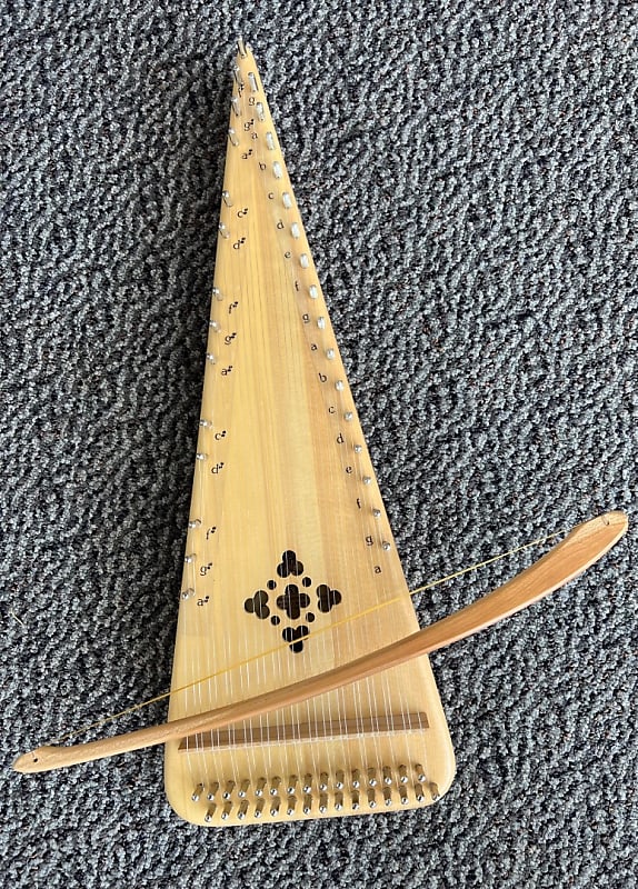Unicorn Strings Bowed Psaltery unused in box with books & Reverb