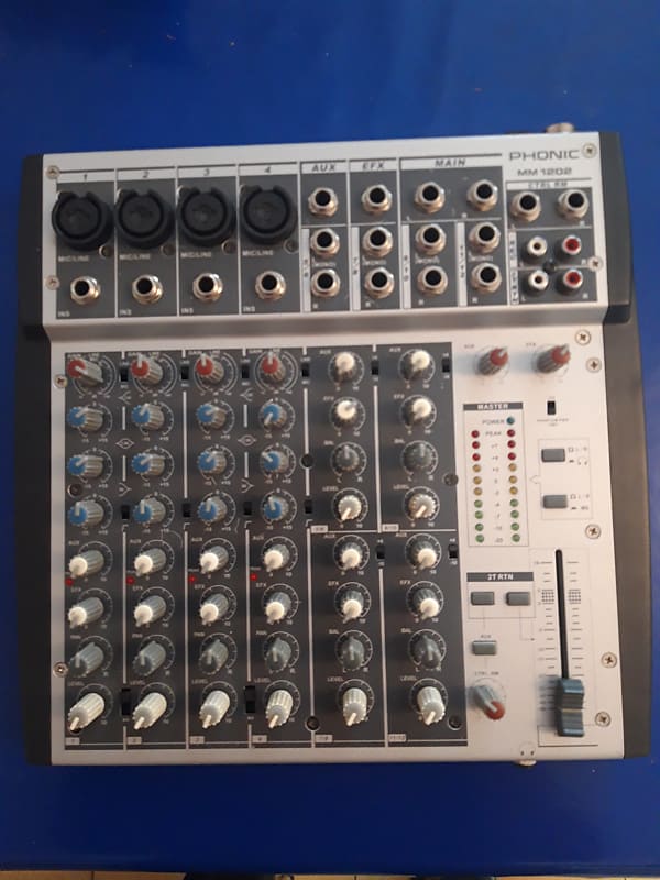 PHONIC MM 1202 アナログミキサー (ジャンク) Phonic(フォニック) ／ Mixer MU1202 - アナログミキサー - の