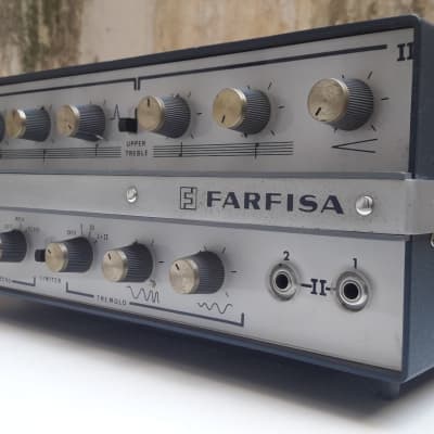 RARE vintage 1967 Italian guitar organ bass amp head FARFISA BR80 Compact Duo image 3