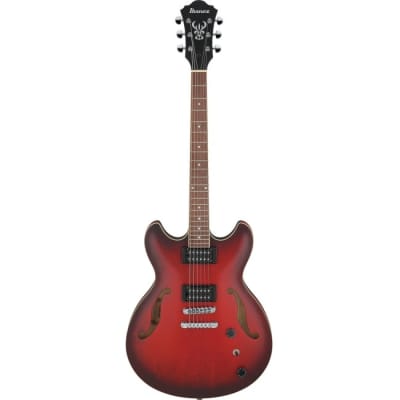 IBANEZ AS53-SRF Artcore Hollowbody E-Gitarre 6 String, sunburst red flat image 1