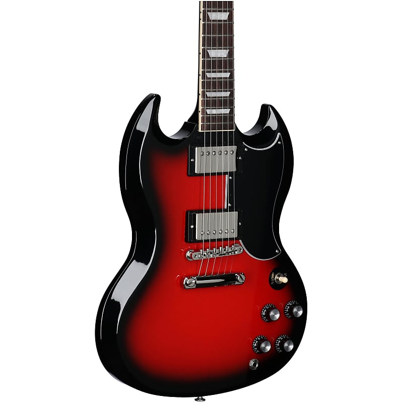 Gibson SG Standard '61 Custom Color Electric Guitar, Cardinal Red Burst image 1