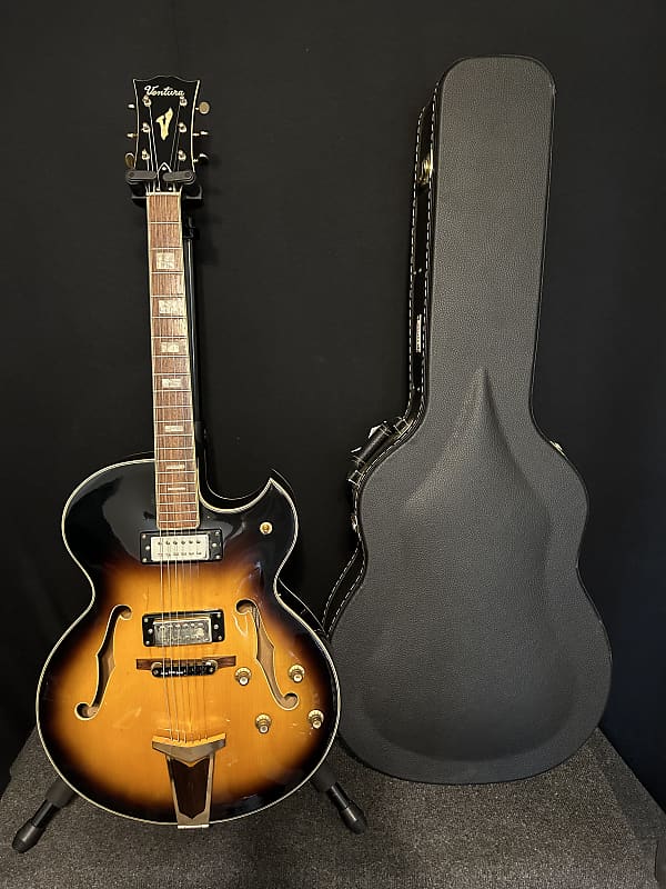 Ventura V-1300G ES-175 Style Archtop Guitar 1970s V-1300 w/ Case #333 image 1