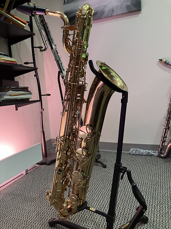 Kessler Low A Bari Sax Lacquer Reverb