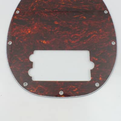 Red/Black Tortoiseshell Scratch Plate Pickguard for Music Man Classic StingRay Bass 4 guitar for sale