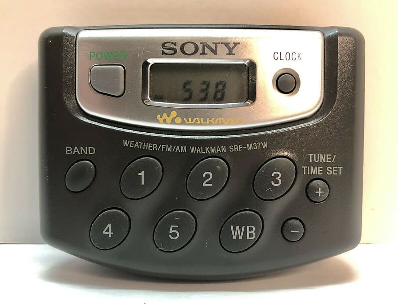 Sony Walkman SRF-M37W Weather/AM/FM Portable Radio high quality