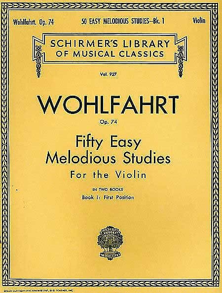 50 Easy Melodious Studies, Op. 74 - Book 1, Violin Method image 1