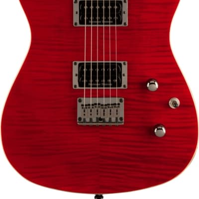 Fender Special Edition Custom Telecaster Electric Guitar FMT HH, Laurel FB, Crimson Red Transparent image 1