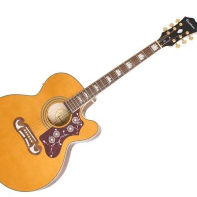 Epiphone EJ-200SCE Southern Jumbo Acoustic/Electric Guitar Natural