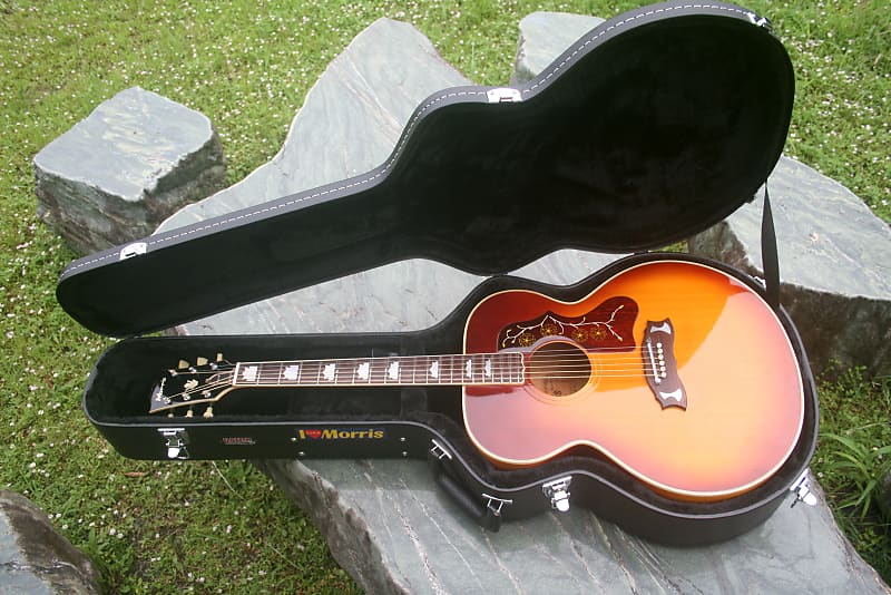 Morris MJ-200 J200 Style Guitar signed by T. Moridaira (The