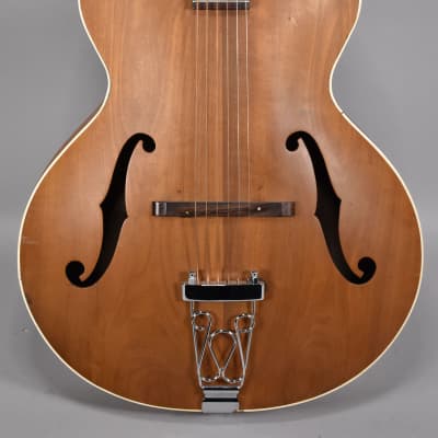 1940s Epiphone Natural Finish Archtop Acoustic Guitar image 2