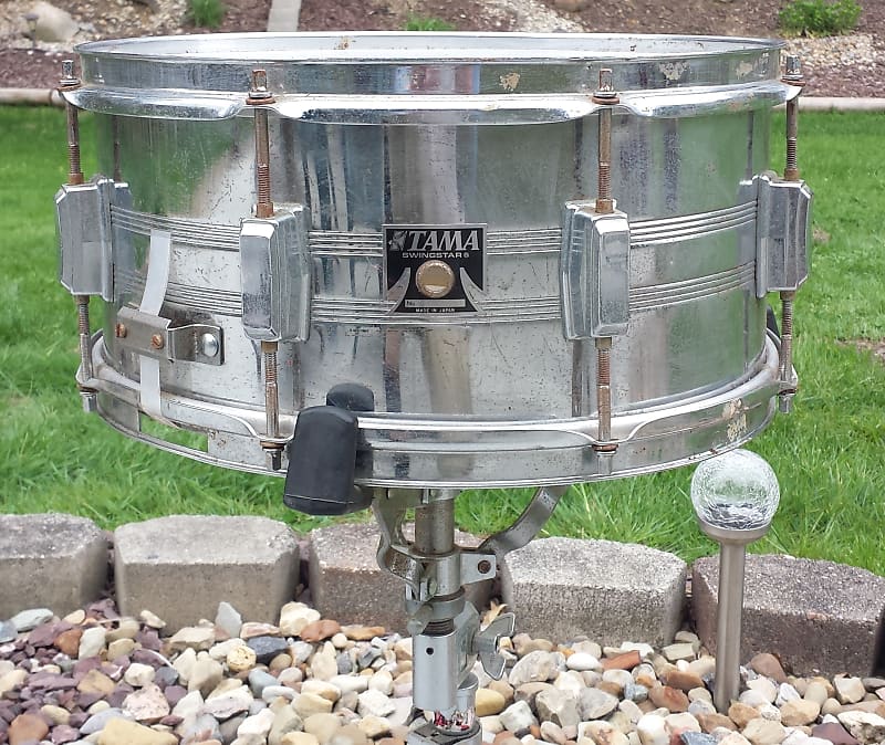 Tama 7006 Swingstar 6.5x14" 8-Lug Chrome Steel Snare Drum 1984 - 1988 image 1