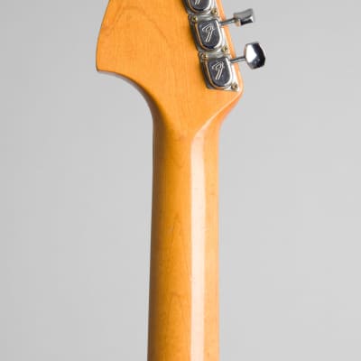 Fender  Jaguar Solid Body Electric Guitar (1966), ser. #183558, original black tolex hard shell case. image 6