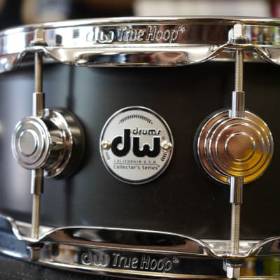 DW USA Collectors Series 5x14" Maple Snare Drum - Ebony Satin Oil Finish (2025) image 4