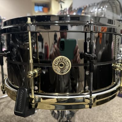 Joyful Noise Blackbird Studio Brass 6.5x14 Snare Drum Reverb