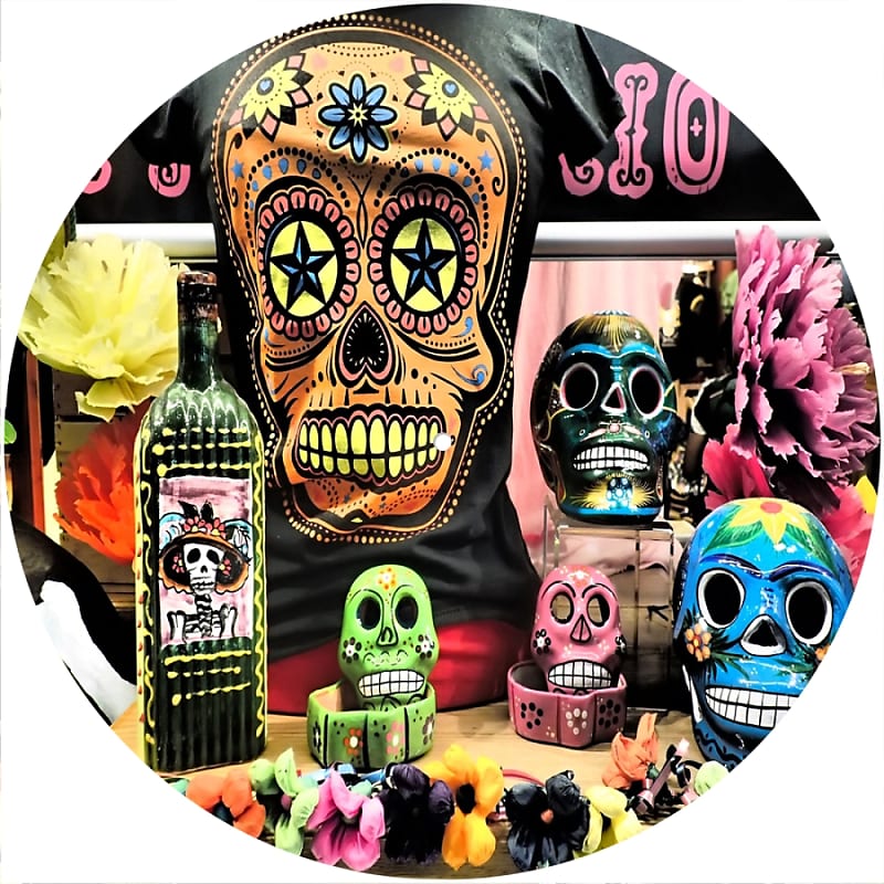 Slipmat Scratch Pad Felt for 12&quot; LP Record Player Vinyl DJ Turntable *Voodoo Collection  			