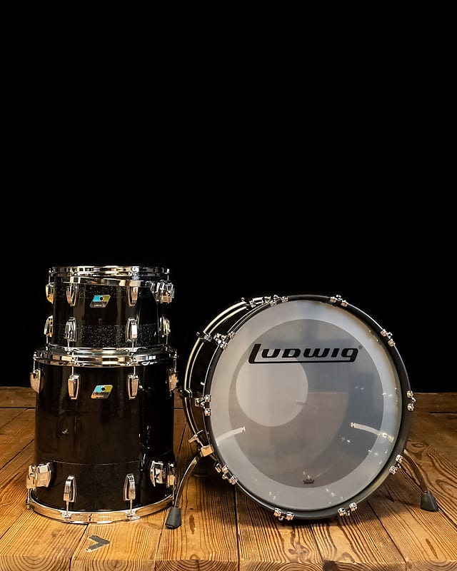 Ludwig Vistalite Zep 5-piece Shell Pack with Snare Drum