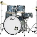 Pearl RS525SC/C703 Roadshow 10/12/16/22/14x5.5" 5pc Drum Set w/Hardware, Cymbals Aqua Blue Glitter