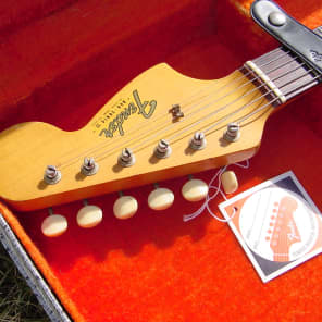 BEAUTIFUL Fender Duo Sonic II in 1966 Dakota Red full scale neck and 100% original w/hangtag! image 3