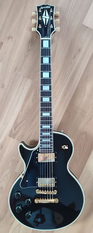 Orville by Gibson Les Paul Custom Left Handed Lefty Black