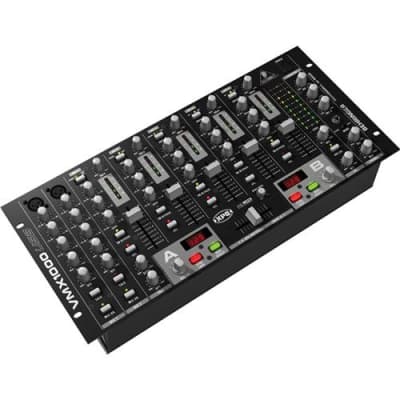 Behringer Pro Mixer VMX1000USB Professional 7-Channel Rack-Mount DJ Mixer with USB/Audio Interface, BPM Counter and VCA Control image 1