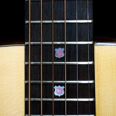 Blueberry Handmade Acoustic Guitar Grand Concert - Robert Johnson Motif image 4