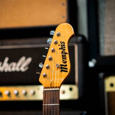 Memphis Stratocaster Lawsuit Era S-Style Guitar (1970s - 80's  Sunburst) image 3