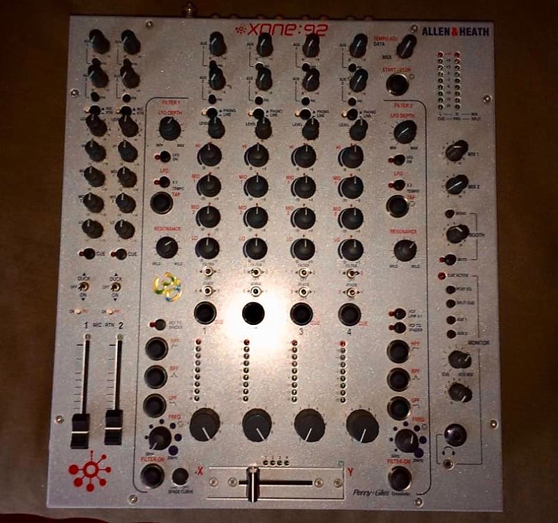 Allen & Heath xone 92 rotary mixer 2007 Cool Grey Reverb